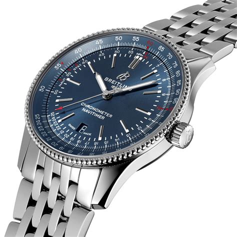 breitling navitimer automatic 41 blue|Breitling Navitimer price guide.